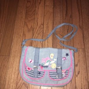 Accessorize Kids Blue Pink Crossbody Bag